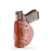 1791 GunLeather 4-Way G19 Holster - OWB and IWB CCW Leather Gun Holster - Right Handed - Fits G19, Beretta 92FS, Springfield XD9 & XD40, G17, 20, 21, 25, 31, 32, 38 view 2