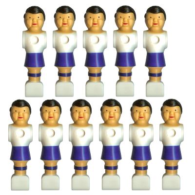 SuzoHapp 11 Blue Old Style Foosball Men Player Fits 5/8 foos Rod