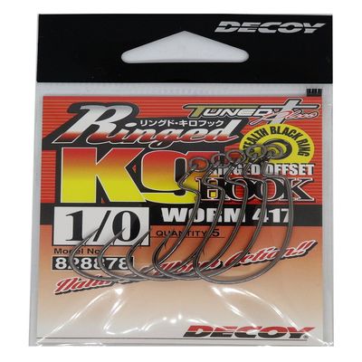 KATSUICHI Decoy Worm417 Ringed Kirov Hook #1/0.