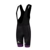 Uriah Women's Cycling Bib Shorts Black 3D Coolmax Gel Padded Purple Size 5XL(CN) view 1