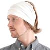 CHARM White Headband for Men, Japanese Style Bandana Head Bands for Women and Men, Stretch Hair Band for Sports & Daily Wear by Casualbox L view 1