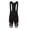 Uriah Women's Cycling Bib Shorts Black 3D Coolmax Gel Padded Zebra Lines Size 4XL(CN) view 4