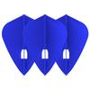 LSTYLE Dart Flights: L4 PRO Kite - for Soft Tip and Steel Tip Darts - Blue view 1