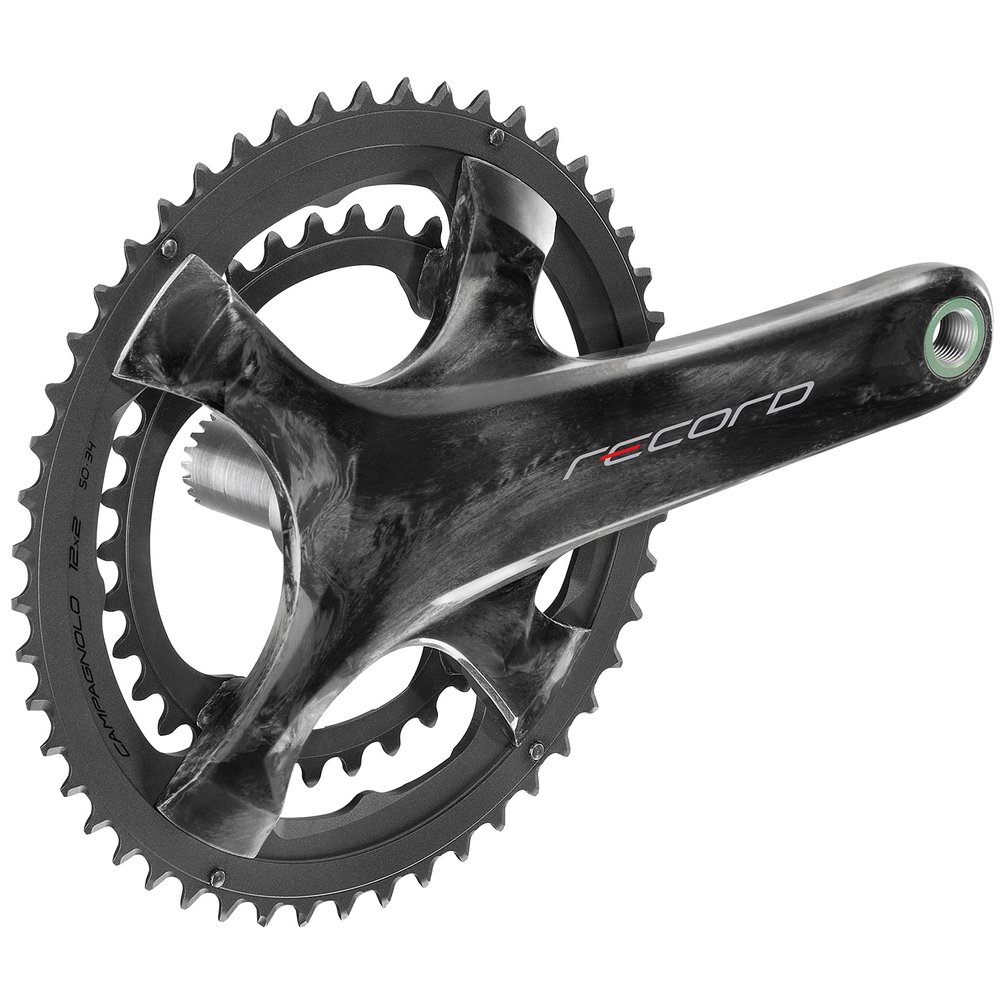 Campagnolo Record Carbon Ultra Torque 12 Speed Chainset, Black, 170 mm 53-39T