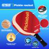 GSE Games & Sports Expert Pickleball Paddles Set of 4 Lightweight Rackets, 6 Indoor/Outdoor Pickle-Balls & Mesh Carrying Bag for Men, Women, Family and Friends view 3