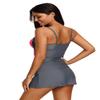 JJ-GOGO Bathing Suits Tankini Skirt - Womens Skirted Tankini Set Sexy Tankini Swimsuit Skirt for Women view 2