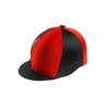 Capz Two-Tone Lycra Cap Cover (One Size) (Black/Red) view 1