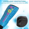 Vizari Blossom Shin Guard, Blue/Pink view 3