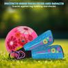 Vizari Blossom Shin Guard, Blue/Pink view 4