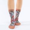 Good Luck Sock Women's Floral Bulldog Dog Socks, Adult, Shoe Size 5-9 view 2