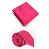 Bravo Men's Formal Slim Fit 3 Pcs Vest + Necktie + Hankie 5 Button Premium Classic Skinny Fashion Casual Dress Suit Tuxedo Graduation Wedding Business Waistcoat Hanky Coat (XXX-Large, Hot Pink) view 3