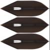 LSTYLE Dart Flights: L5 PRO Rocket - for Soft Tip and Steel Tip Darts - Black view 1