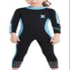 DIVE & SAIL Long Sleeve Girls Swimsuit One Piece 2.5mm Thermal Wetsuit UV Protective Diving Suit Stretchy Full Suit Black L view 1