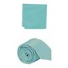 Bravo Men's Formal Slim Fit 3 Pcs Vest + Necktie + Hankie 5 Button Premium Classic Skinny Fashion Casual Dress Suit Tuxedo Graduation Wedding Business Waistcoat Hanky Coat (Small, Turquoise) view 3