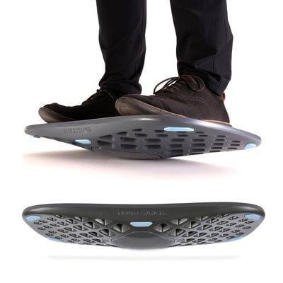 FluidStance Adult Balance Board for Standing Desk - Anti Fatigue USA Made 360 Degree Rocker Wobble Board as Exercise Equipment to Increase Focus & Movement - Sustainable Anti-Slip Plane Standing Board
