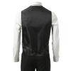 Bravo Men's Formal Slim Fit 3 Pcs Vest + Necktie + Hankie 5 Button Premium Classic Skinny Fashion Casual Dress Suit Tuxedo Graduation Wedding Business Waistcoat Hanky Coat (Medium, Beige) view 2