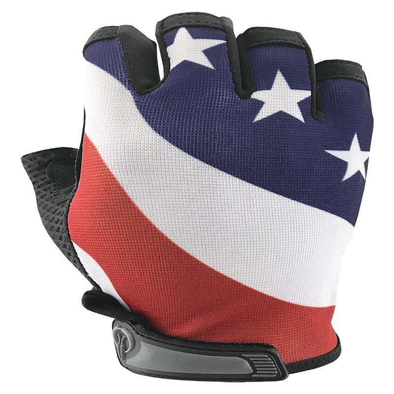 USA American Flag HALF Finger Gloves for Gym, Exercise, Cross Training, Driving, Cycling, and Multi-Use