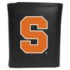 Siskiyou Sports NCAA Syracuse Orange Tri-fold Wallet Large Logo, Black view 1