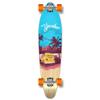 Yocaher Longboard Skateboard Complete Kicktail Cruiser 40" x 10" w/Premium Black Grip Tape, Heavy Duty Aluminum Alloy Truck, 71mm Longboard Wheels (Complete - Kicktail - Blue N' Red) view 1