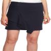 1.STATE Ruffle Front Pin Stripe Mini Skirt Blue Night MD view 1