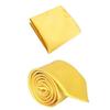 BRAVO Men's Formal Slim Fit 3 Pcs Vest + Necktie + Hankie 5 Button Premium Classic Skinny Fashion Casual Dress Suit Tuxedo Graduation Wedding Business Waistcoat Hanky Coat (XXX-Large, Yellow) view 3