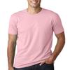 Next Level Mens Premium Fitted Short-Sleeve Crew T-Shirt-1 Light Blue + 1 Light Pink-X-Small view 1
