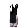 Uriah Women's Cycling Bib Shorts Black 3D Coolmax Gel Padded Purple Crystal Size M(CN) view 1