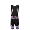 Uriah Women's Cycling Bib Shorts Black 3D Coolmax Gel Padded Purple Crystal Size M(CN) view 3