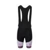 Uriah Women's Cycling Bib Shorts Black 3D Coolmax Gel Padded Purple Crystal Size M(CN) view 4