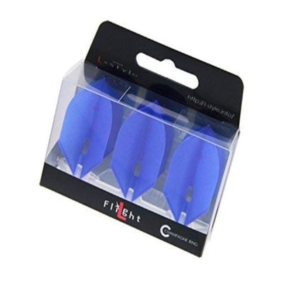 LSTYLE Dart Flights: L5 PRO Rocket - for Soft Tip and Steel Tip Darts - Blue