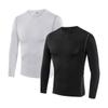 LANBAOSI 2 Packs Boys & Girls Compression Shirts Long Sleeve Cool Dry Soccer Wicking Undershirts