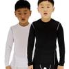 LANBAOSI 2 Packs Boys & Girls Compression Shirts Long Sleeve Cool Dry Soccer Wicking Undershirts view 3