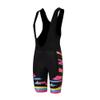 Uriah Women's Cycling Bib Shorts Black 3D Coolmax Gel Padded Zebra Lines Size M(CN) view 1