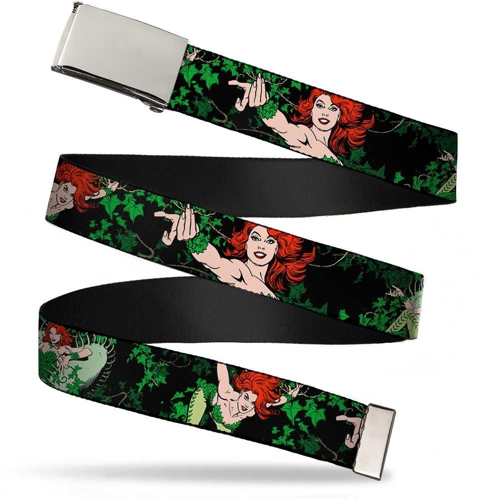 Buckle-Down Kid's Web Belt Poison Ivy 1.0" Accessory, poison Ivy, 1.0" Wide - Fits up to Kids Size 20