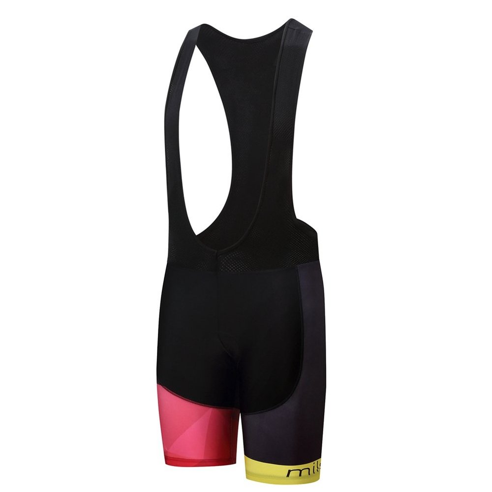 Uriah Women's Cycling Bib Shorts Black 3D Coolmax Gel Padded Red Black Size 4XL(CN)