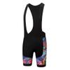 Uriah Women's Cycling Bib Shorts Black 3D Coolmax Gel Padded Retro Paint Size 5XL(CN) view 1