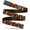Buckle-Down Kid's Web Belt Tattoo Johnny Butterfly Girl 1.0" Accessory, tattoo Johnny butterfly girl, 1.0" Wide - Fits up to Kids Size 20 view 1