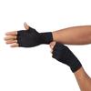 Tommie Copper Men's Core Compression Half Finger Gloves, Black, Large view 2