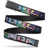 Nickelodeon Big Buckle-Down Web Belt Nick 90's Rewind, Multicolor, 1.0" Wide-Fits up to Kids Size 20 view 1