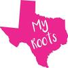 Texas My Roots Pink - Die Cut Vinyl Window Decal/Sticker for Car/Truck 5.5"x5.5" view 1