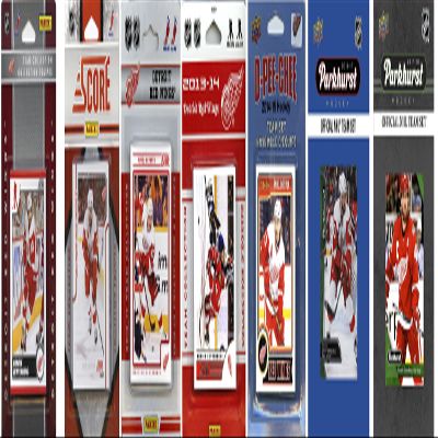 NHL Detroit Red Wings REDWINGS717TS Men's sports related trading cards, Brown, One Size