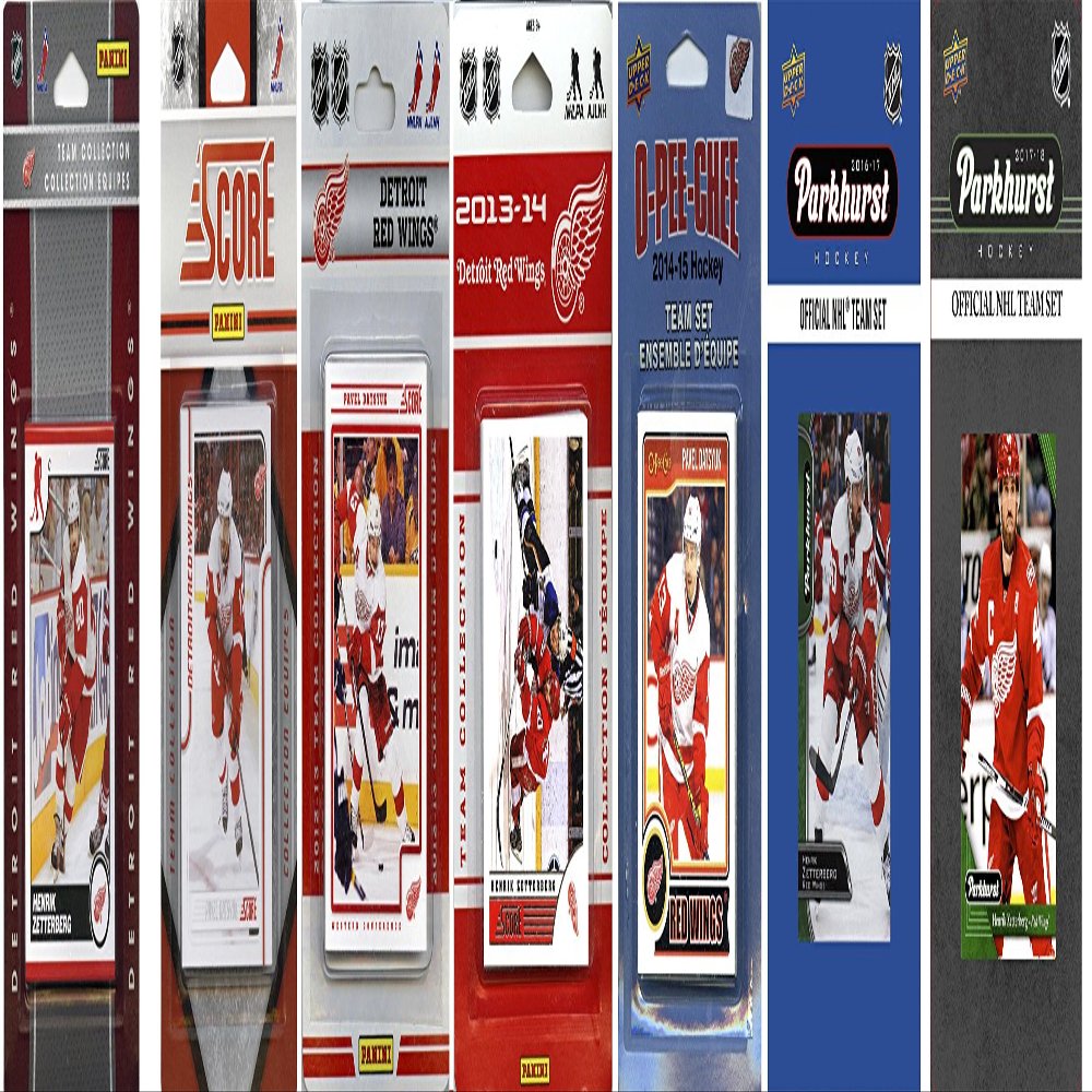 NHL Detroit Red Wings REDWINGS717TS Men's sports related trading cards, Brown, One Size