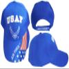 Air Force Wings USA Flag Royal Blue Embroidered Cap Hat 603GA view 1