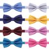 AUSKY 8 PACKS Elegant Adjustable Pre-tied Bow Ties for Men Boys (1&4&5&6&8 Pack for option) (O) view 1