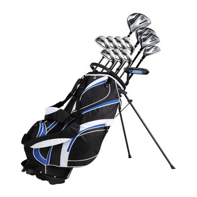 Precise S7 Men's Complete Right Handed Golf Club Set | Complete Regular & Tall Mens Golf Clubs Set | with 4 HC's, Lightweight Shafts & Spacious Stand Bag w/Storage Pockets & Dual Straps for Carrying