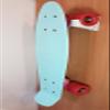 Jabtek Skateboard Wall Hooks : White view 2