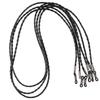 Avitron Elegant Eyeglass, Sunglass Strap-Chain- Retainer Braided, Sports Band, Black 3 Pack - PU Leather For Men Women By HANGIT
