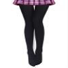 VERO MONTE 1 Pair Opaque Fleece Lined Tights For Women Warm Pantyhose (BLACK) view 1
