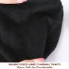 VERO MONTE 1 Pair Opaque Fleece Lined Tights For Women Warm Pantyhose (BLACK) view 4