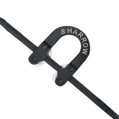 Archery Ultra Metal Release D Loop Compound Bow Ring String Nock Arrow U Rope (Black)